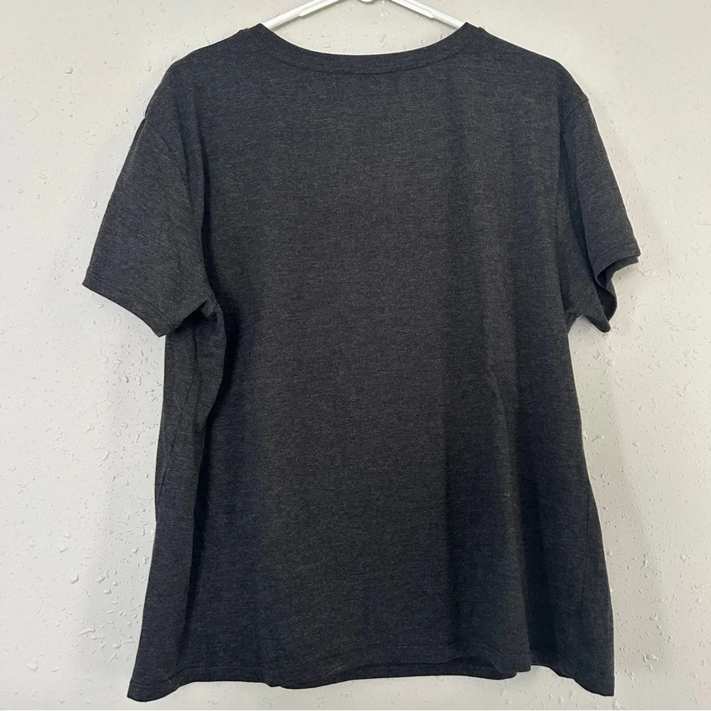 🦋 Modern Lux Grey Yellow Happy Mind Happy Life Graphic Short Sleeve T-Shirt